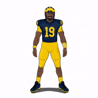 Go Blue College Football GIF by Panini America
