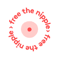 free the nipple art Sticker by badassfemme