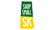 Shopsmall Saskatchewan Sticker by SaskatoonChic