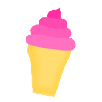 Comida Rosado Sticker