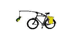 Bike Fishing Sticker