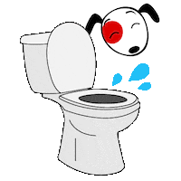 Dog Water Sticker by Clasificados Online