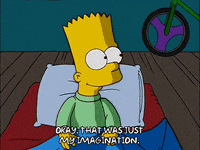 bart simpson sleeping GIF