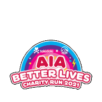 AIASingapore healthierlongerbetterlives aiasg tokidokixaiabetterlivescharityrun Sticker