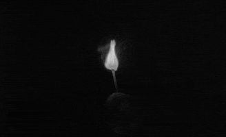black and white dark GIF