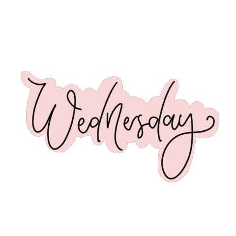 sindifolifa giphyupload text wednesday days Sticker
