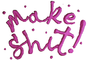 impossiblethings create make note clay Sticker