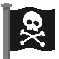 Flag Pirate Sticker