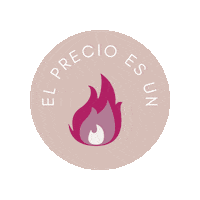 Pink Fire Sticker