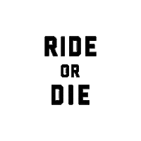 Ride Or Die Sticker by RIDE CYCLE CLUB