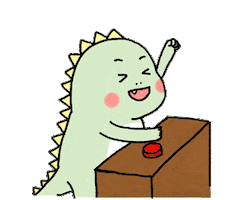 Dinosaur Andre Sticker by PeggySu
