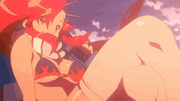 Sitting Yoko Littner GIF