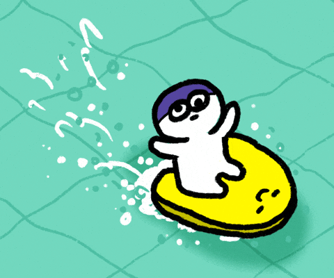 xindy_ giphyupload pool swimming boat GIF