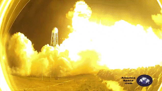 rocket spacecraft GIF