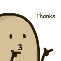 i_am_mypotato thanks clap point thankyou Sticker
