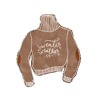 Sweater Sticker by chenzi