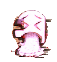 Glitch Emoji Sticker by #BASILIO