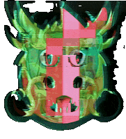 Glitch Emoji Sticker by #BASILIO