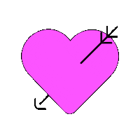 In Love Heart Sticker by designstripe