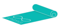 shimisdubai fitness blue peace healthy Sticker