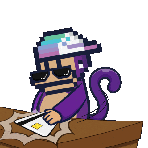 Hitting Credit Card Sticker by BigBrains