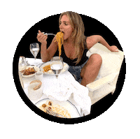 EleonoraSrugoDouglassElliman real estate hungry eating eat Sticker