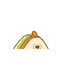 Sandwich Sticker by Miniso Canada