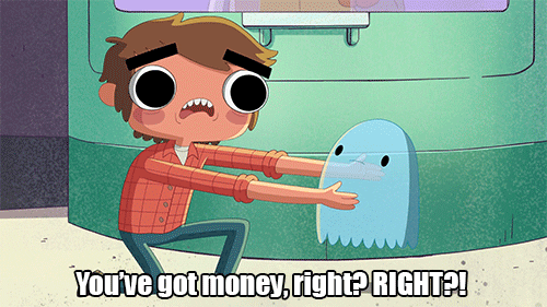 no money animation GIF by Cartoon Hangover