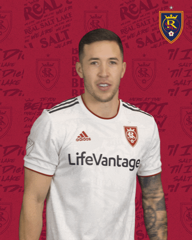 Major League Soccer Finger Guns GIF by realsaltlake
