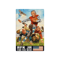 Bobby Kennedy Football Sticker by Team Kennedy