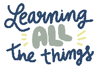 Learning Sticker by Meagan