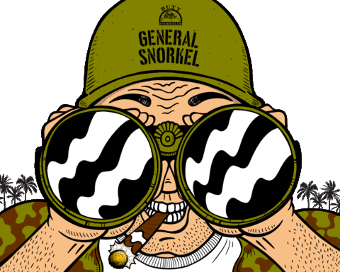 Snorkel Sticker by Butt Snorkeler