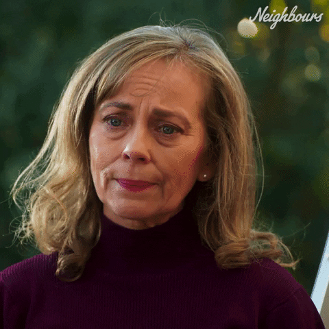 Sad Annie Jones GIF by Neighbours (Official TV Show account)