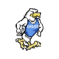 Georgia Southern Pixel Sticker by Georgia Southern University - Auxiliary Services