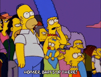 looking up homer simpson GIF