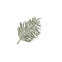 Flower Leaf Sticker