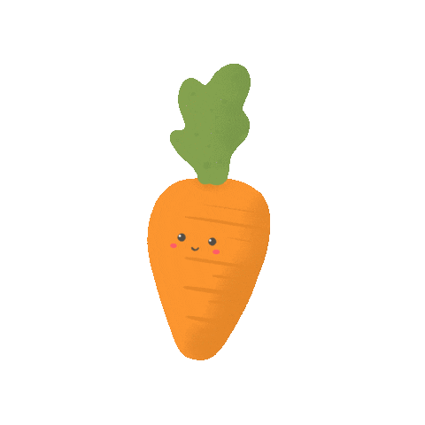 Cartoon Carrot Sticker