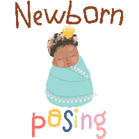 Baby Posing Sticker by Prosa de Cora