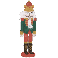 redhatgirlcrafts christmas holiday decoration nutcracker Sticker
