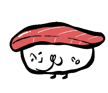 liy0815 giphyupload applause sushi sashimi Sticker