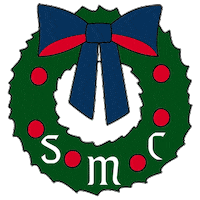Christmas Wreath Sticker by Saint Mary's College of California