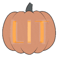 Halloween Pumpkin Sticker by LIT Boutique