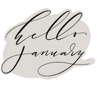 New Year January Sticker