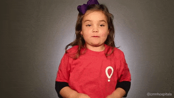 surprised cute girl GIF by Children's Miracle Network Hospitals
