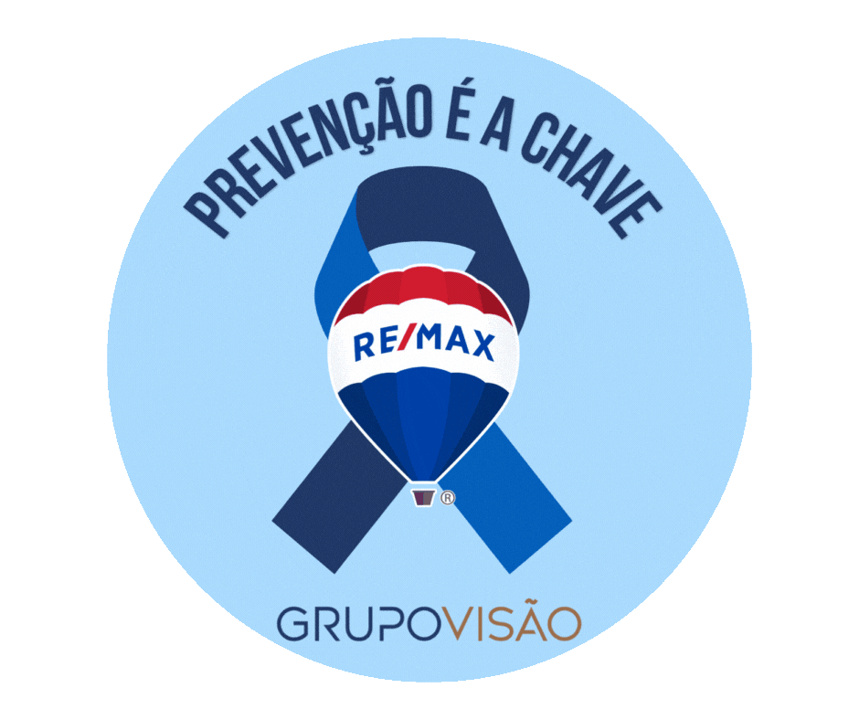 Azul Prevencao Sticker by Remax Grupo Visão