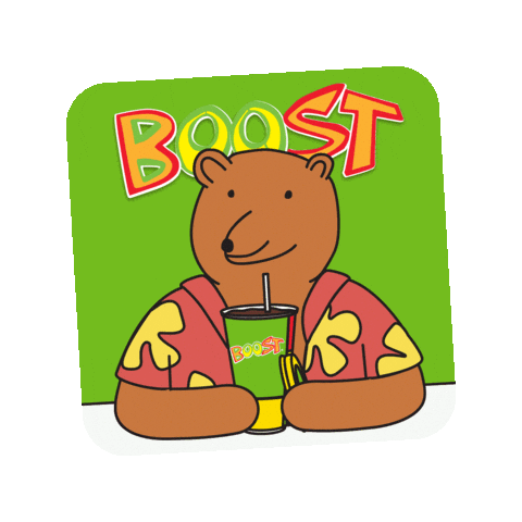 Oat Milk Smoothie Sticker by Boost Juice Bars Malaysia