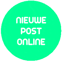 Post Button Sticker by iDeesonline.nl