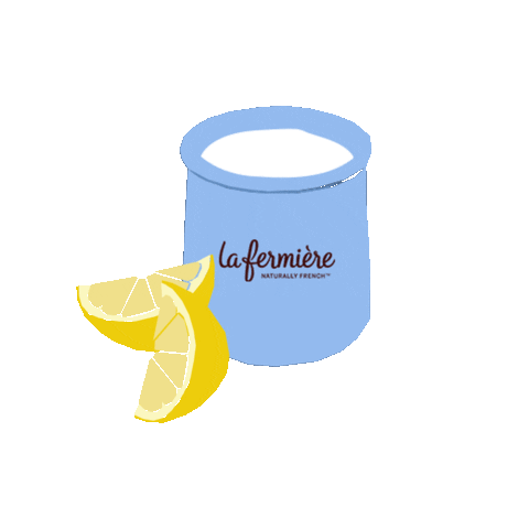 french style lemon Sticker by La Fermière