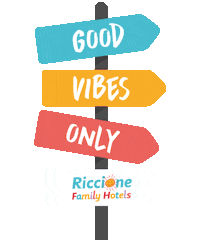 Happy Good Vibes Sticker by Riccione Family Hotels