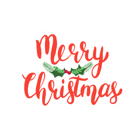 Merry Christmas Party Sticker